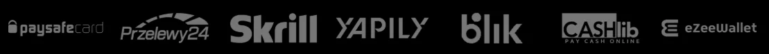 ShelbyWin Casino payment methods including Paysafecard, Przelewy24, Skrill, Yapily, BLIK, CASHlib and eZeeWallet